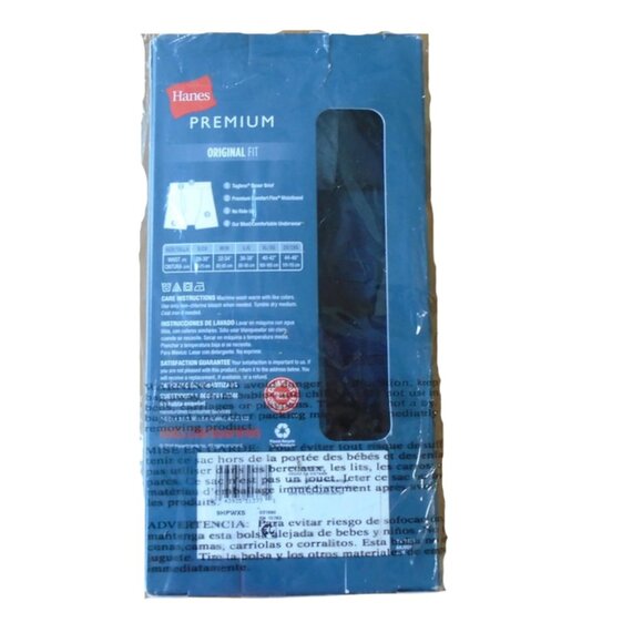 Hanes Premium Mens Boxer Briefs Original Fit 4 Pack Small MA1179 - Picture 3 of 3